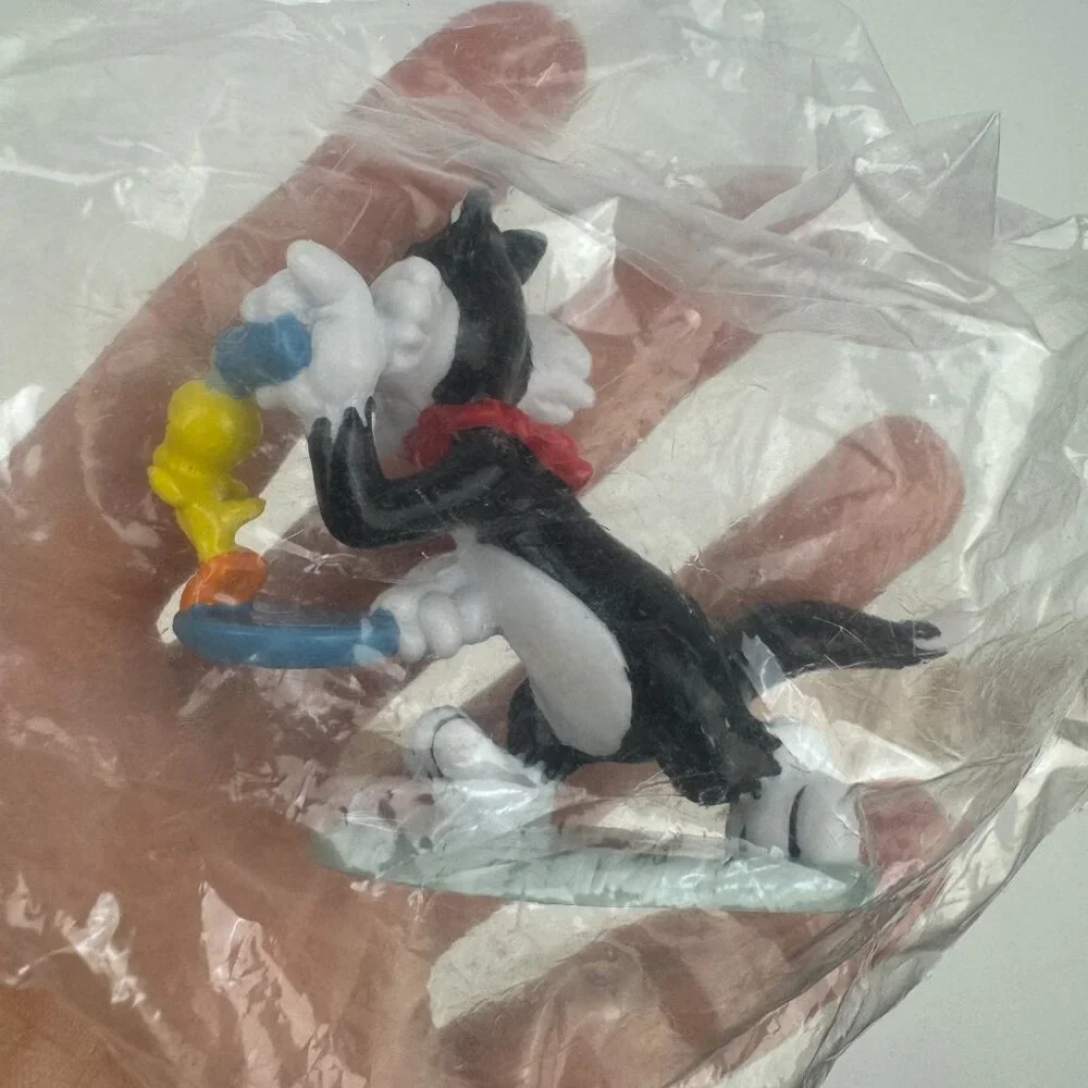 Sealed Vtg 1988 Looney Tunes Sylvester Tweety Bird Applause Cake Topper Figurine
